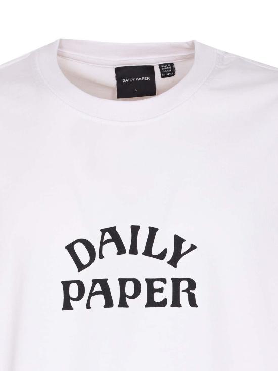 25FW 데일리 페이퍼 반팔 티셔츠 2521124WHITE White - DAILY PAPER