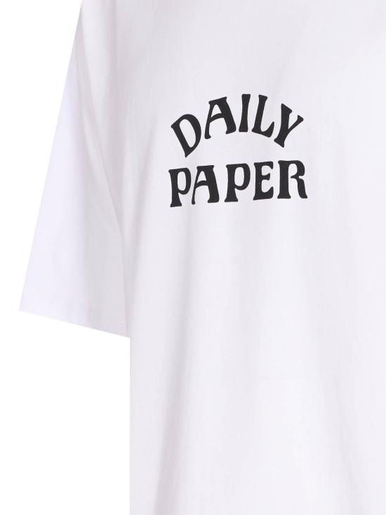 25FW 데일리 페이퍼 반팔 티셔츠 2521124WHITE White - DAILY PAPER