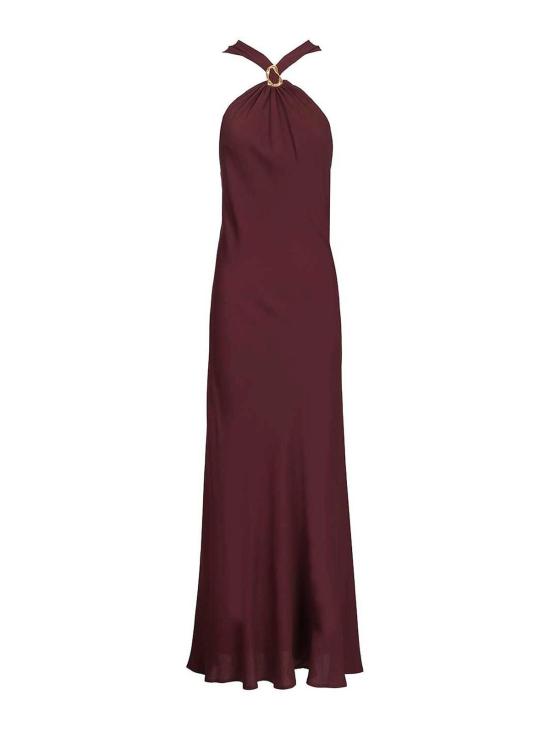26SS 포르테포르테 롱 원피스 14884F49M2543 Dark Red