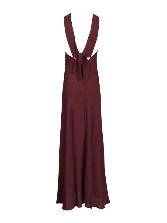 26SS 포르테포르테 롱 원피스 14884F49M2543 Dark Red - FORTE FORTE