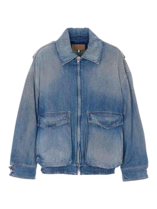 26SS MM6 메종마르지엘라 데님 자켓 S52AM0348M30055961 Blue - MM6 MAISON MARGIELA