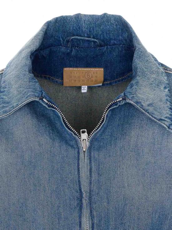 26SS MM6 메종마르지엘라 데님 자켓 S52AM0348M30055961 Blue - MM6 MAISON MARGIELA
