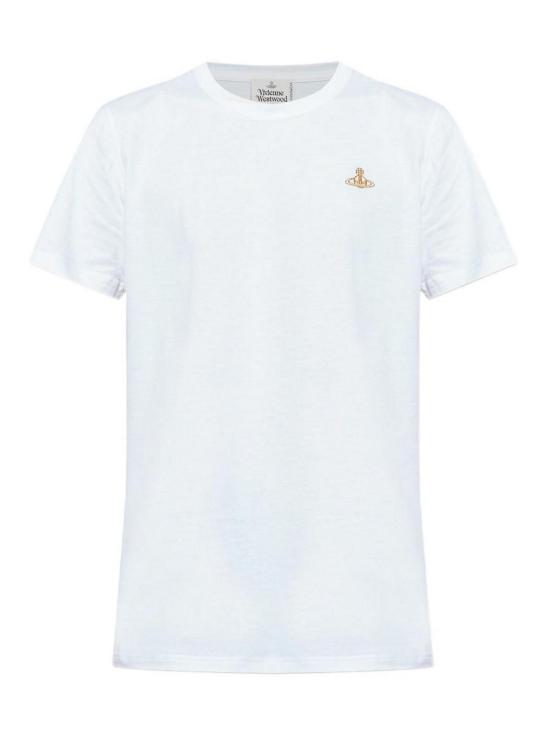 26SS 비비안웨스트우드 반팔 티셔츠 8106001UJ001NA401 White