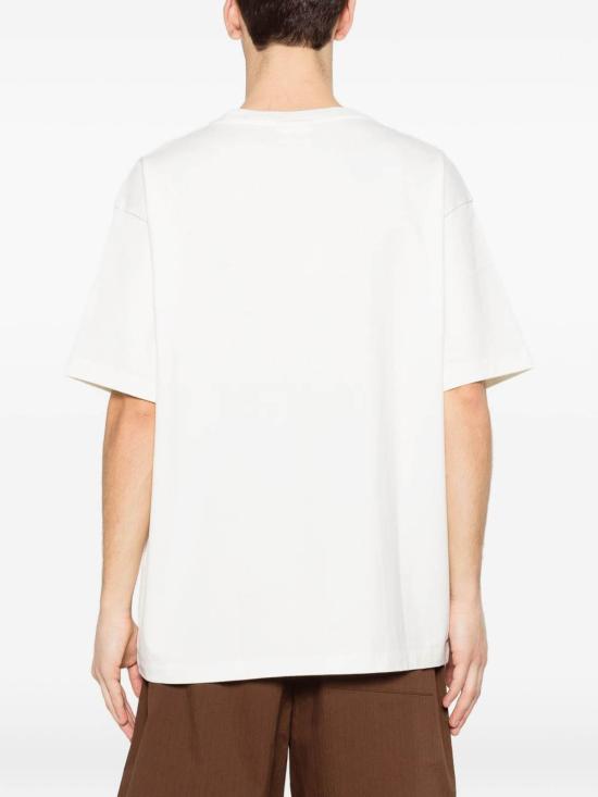 26SS 드롤드무슈 반팔 티셔츠 KTS303CO248OW White - DROLE DE MONSIEUR