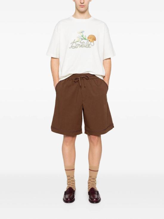 26SS 드롤드무슈 반팔 티셔츠 KTS303CO248OW White - DROLE DE MONSIEUR