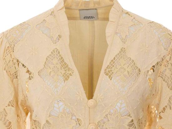 26SS 이자벨마랑 블라우스 HT0856FAD2J01I23SU Yellow - ISABEL MARANT