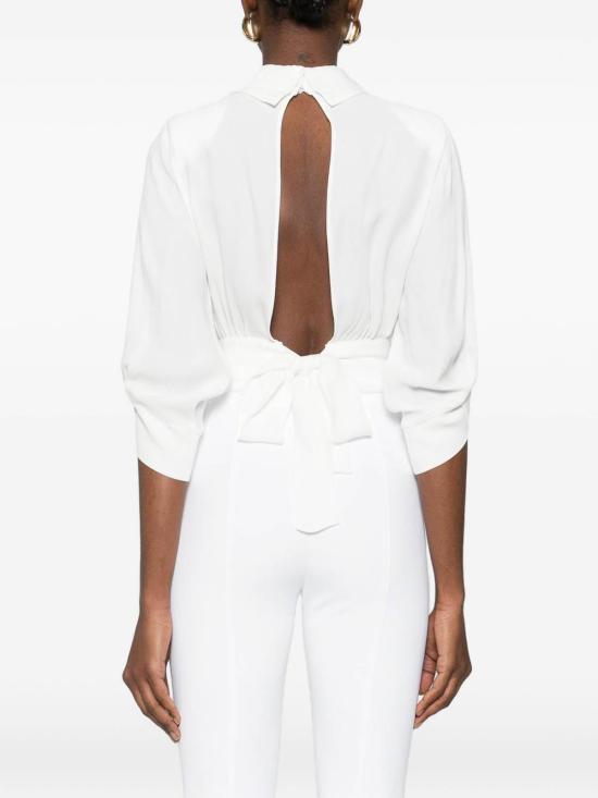 26SS 엘리자베타프랜치 블라우스 CA14761E2360AVORIO White - ELISABETTA FRANCHI