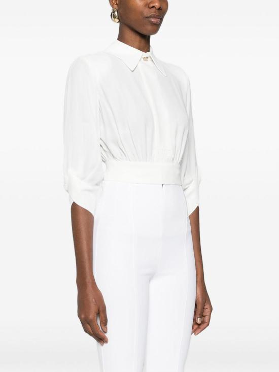 26SS 엘리자베타프랜치 블라우스 CA14761E2360AVORIO White - ELISABETTA FRANCHI