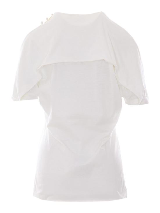26SS 랑방 반팔 티셔츠 TS0023J05502 White - LANVIN