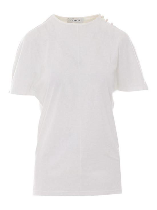 26SS 랑방 반팔 티셔츠 TS0023J05502 White