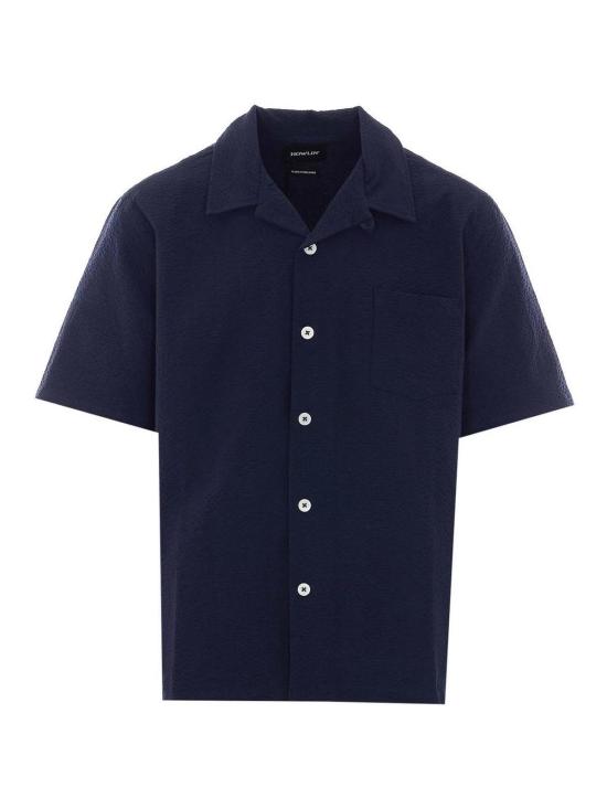 26SS 하울린 반팔 셔츠 COCKTAILSHIRTCRISPYSEERSUCKERNAVY Blue