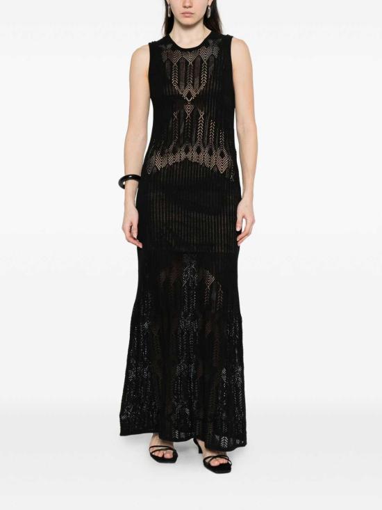 26SS 리우조 롱 원피스 WA6328MS00722222NERO Black - LIU JO