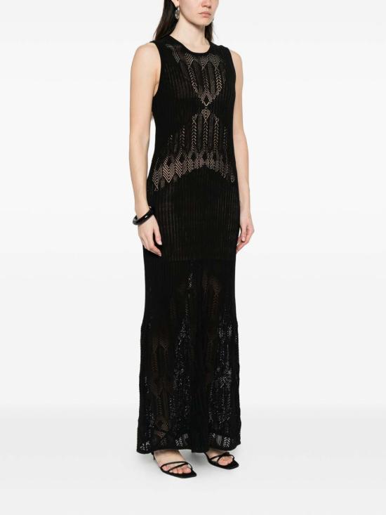 26SS 리우조 롱 원피스 WA6328MS00722222NERO Black - LIU JO