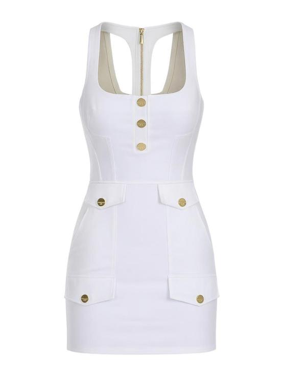 26SS 엘리자베타프랜치 미디 원피스 AB96962E2360 White