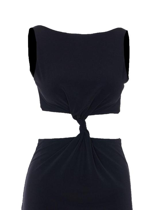 26SS 엘레 롱 원피스 0396NERO Black - ELEH