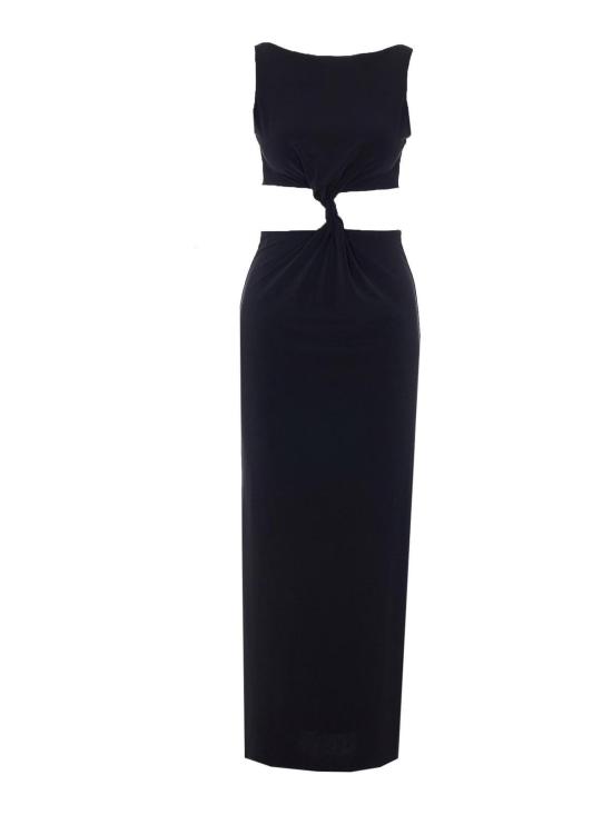 26SS 엘레 롱 원피스 0396NERO Black