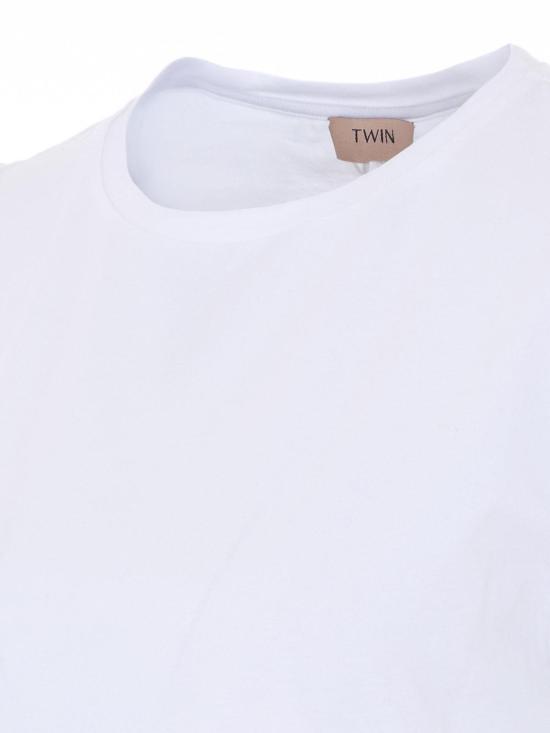 26SS 트윈셋 반팔 티셔츠 261TT206000001 White - TWINSET