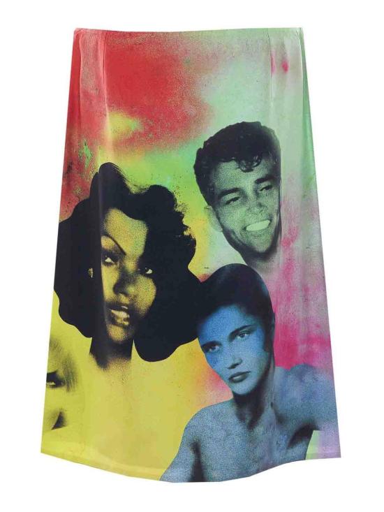 26SS 베르사체 미디 스커트 10246901A179135X000 Multicolour - VERSACE
