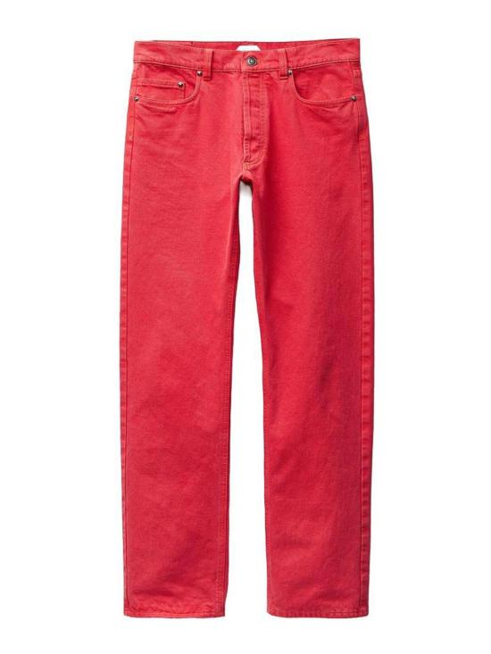 26SS 베르사체 스트레이트 팬츠 10241301A178711DA80 Red
