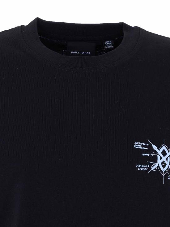 26SS 데일리 페이퍼 반팔 티셔츠 2610010BLACK Black - DAILY PAPER