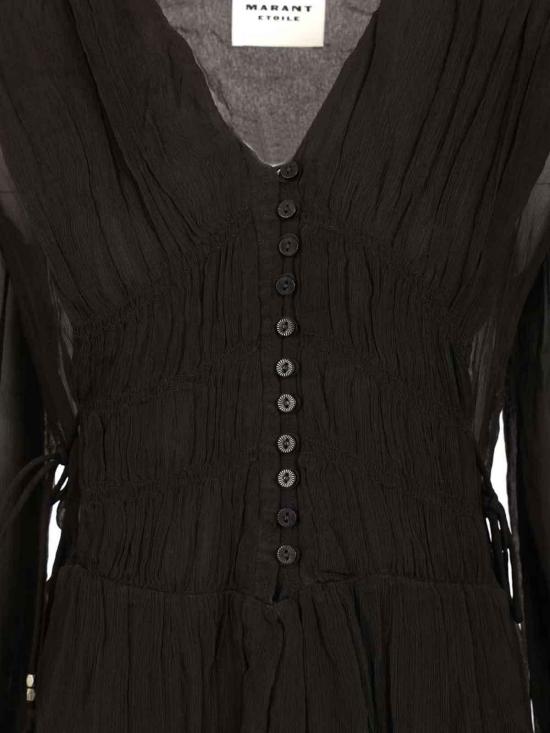 26SS 이자벨마랑에뚜왈 미디 원피스 26PRO0969FAD1J08E01BK Black - ISABEL MARANT ETOILE