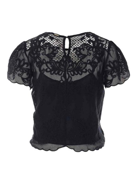 26SS 트윈셋 반팔 티셔츠 261TP258100006 Black - TWINSET