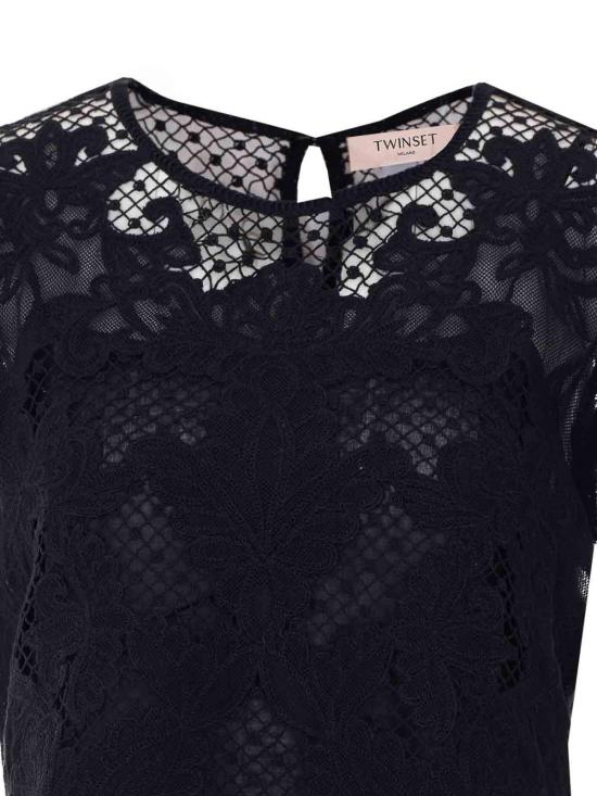26SS 트윈셋 반팔 티셔츠 261TP258100006 Black - TWINSET