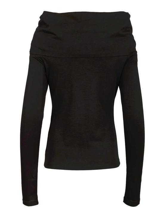 26SS 막스마라 긴팔 티셔츠 261194102860007E18 Black - MAX MARA