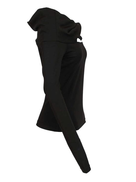 26SS 막스마라 긴팔 티셔츠 261194102860007E18 Black - MAX MARA