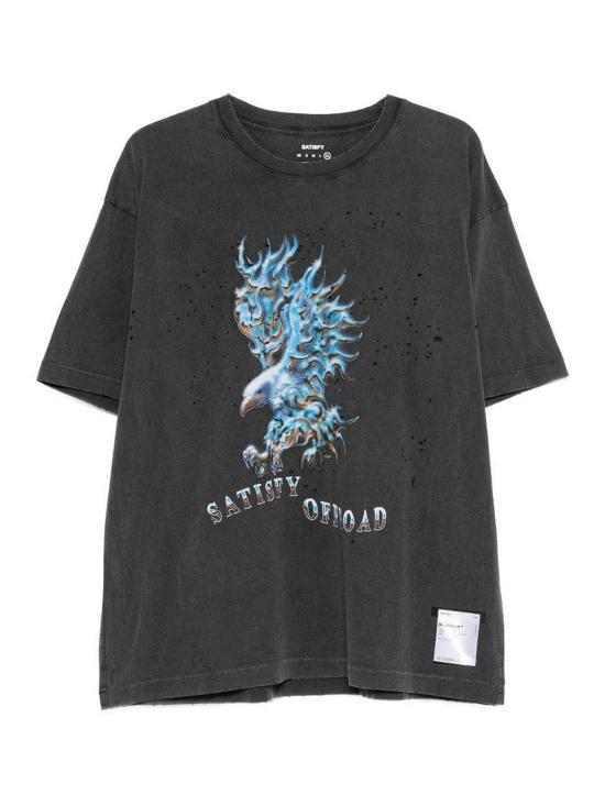 26SS 새티스파이 모스테크 티셔츠 1100600A15 Black