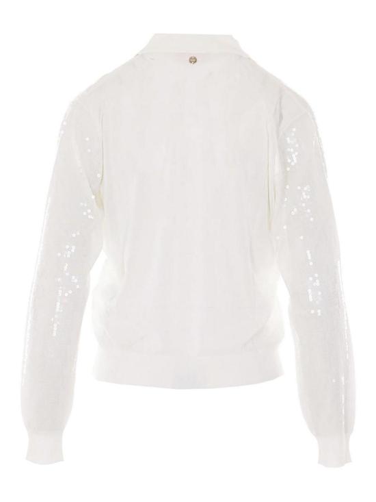 26SS 리우조 긴팔 티셔츠 WA6218MA68RP9691 White - LIU JO