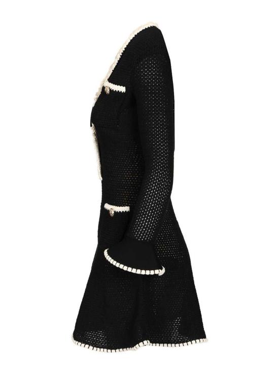 26SS 셀프 포트레이트 미디 원피스 SS26086SABLACK Black - SELF PORTRAIT