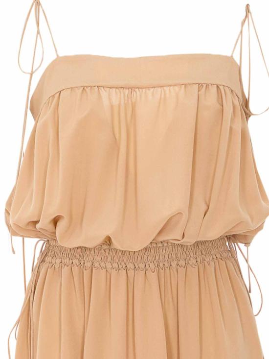 26SS 생로랑 미디 원피스 852694Y100W9350 Beige - SAINT LAURENT