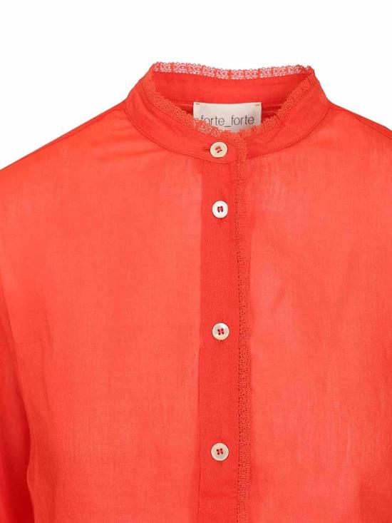 26SS 포르테포르테 블라우스 14909BISF49M2525 Red - FORTE FORTE