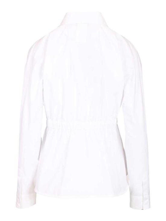 26SS 막스마라 Tazzina 드로스트링 셔츠 261111105260002E18 White - MAX MARA