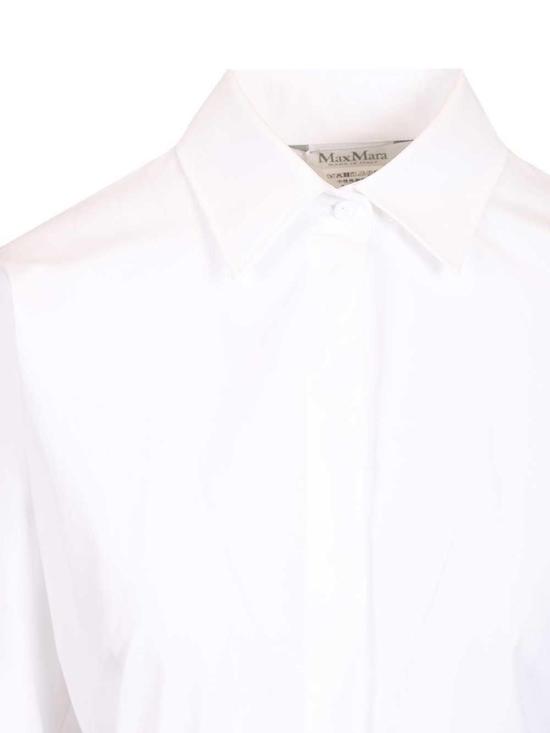 26SS 막스마라 Tazzina 드로스트링 셔츠 261111105260002E18 White - MAX MARA