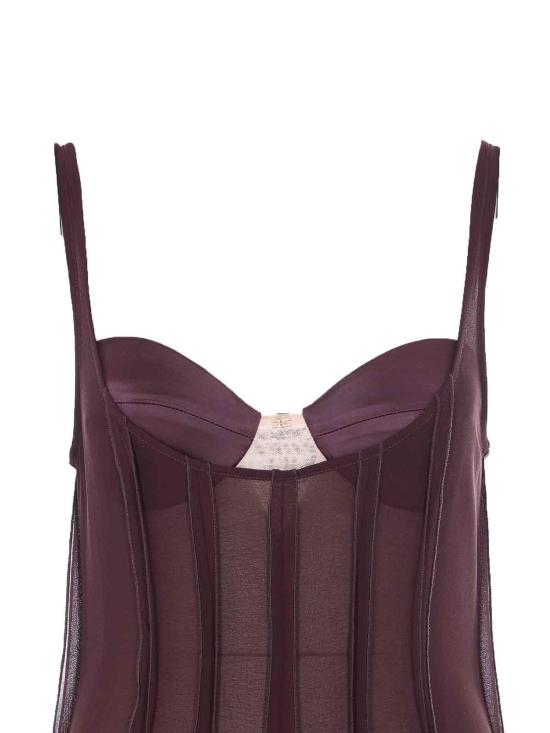 26SS 엘리자베타프랜치 미디 원피스 AB93462E2644 Brown - ELISABETTA FRANCHI