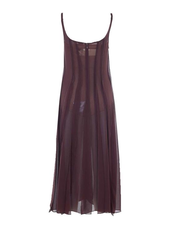 26SS 엘리자베타프랜치 미디 원피스 AB93462E2644 Brown - ELISABETTA FRANCHI