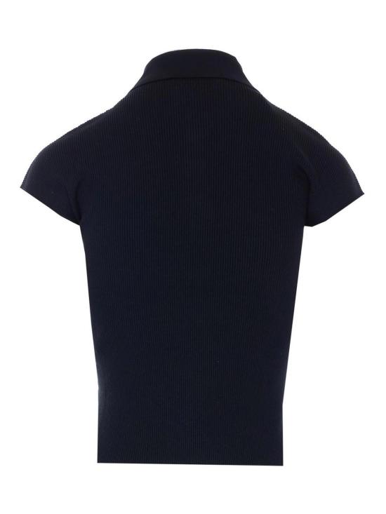 26SS 돌체앤가바나 립드 폴로 스웨터 FXZ41ZJFMHGN0000 Black - DOLCE & GABBANA
