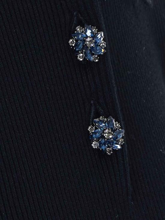 26SS 돌체앤가바나 립드 폴로 스웨터 FXZ41ZJFMHGN0000 Black - DOLCE & GABBANA