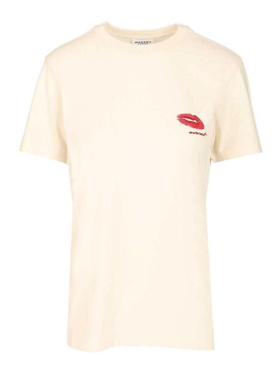 26SS 이자벨마랑에뚜왈 반팔 티셔츠 26PTS0001FAD1N06E23EC Beige