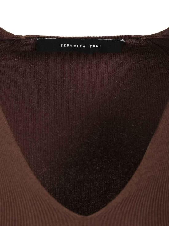 26SS 페데리카 토시 반팔 티셔츠 4200745158 Brown - FEDERICA TOSI