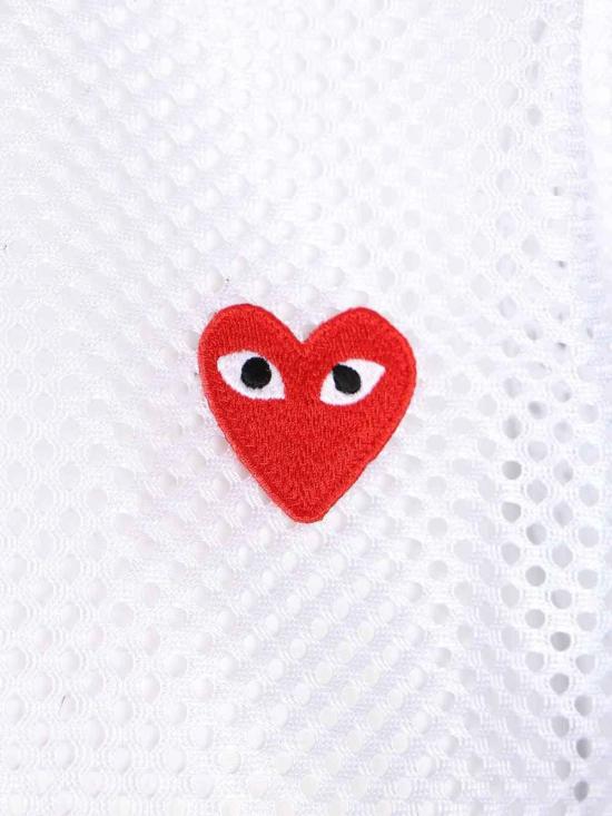 26SS 꼼데가르송 반팔 티셔츠 AXT3510512 White - COMME DES GARCONS