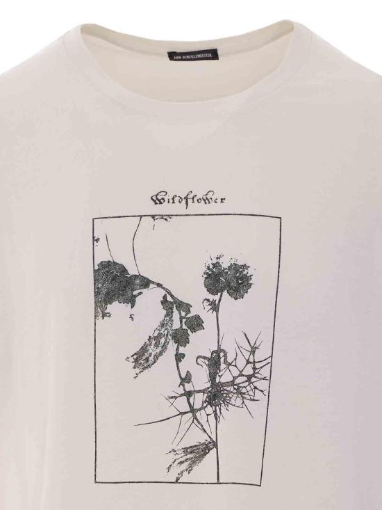 26SS 앤 드뮐미스터 반팔 티셔츠 13915FA206003 White - ANN DEMEULEMEESTER