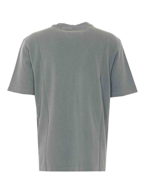 26SS 씨피 컴퍼니 24/1 피케 피그먼트 다이드 숏슬리브 티셔츠 20CMTS173A005527S921 Grey - C.P. COMPANY