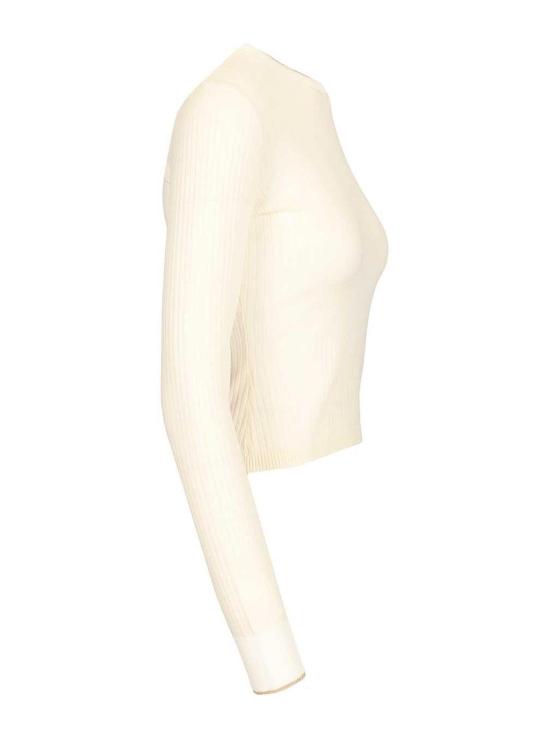 26SS 막스마라 스튜디오 긴팔 티셔츠 261636101560003E18 White - MAX MARA STUDIO