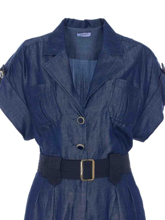26SS 리우조 데님 원피스 UA6313D033577000 Blue - LIU JO