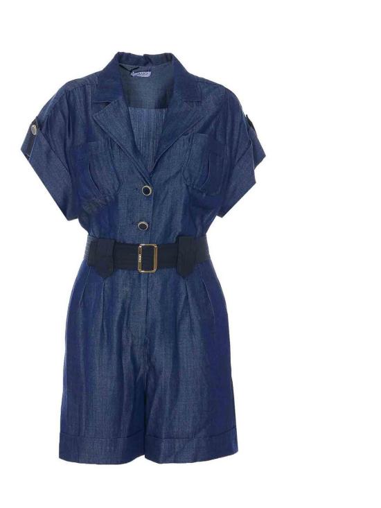 26SS 리우조 데님 원피스 UA6313D033577000 Blue