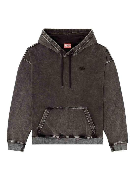 26SS 디젤 s-boxt-hood-den 후드티셔츠 A193250KIBZ9XXA Grey