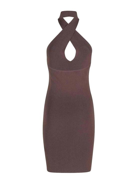26SS 페데리카 토시 미디 원피스 4230445158 Brown - FEDERICA TOSI